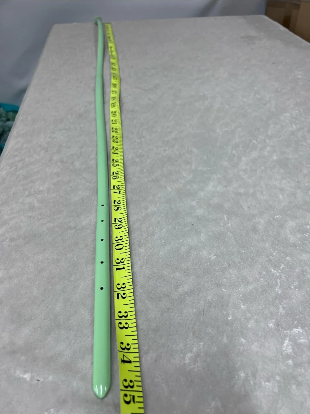J. Crew Belt Mint Green Size S Skinny 1/2" Wide - Picture 7 of 13